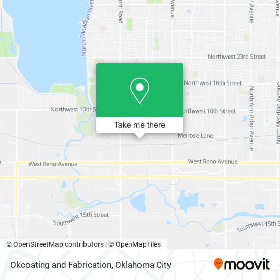 Mapa de Okcoating and Fabrication