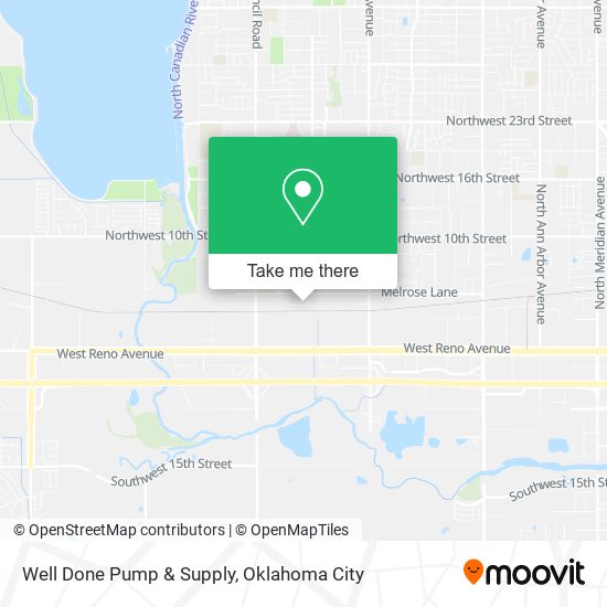 Mapa de Well Done Pump & Supply