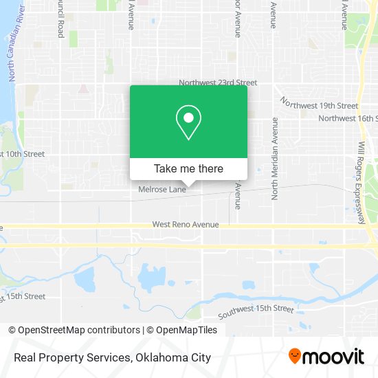 Real Property Services map