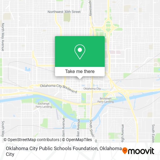 Mapa de Oklahoma City Public Schools Foundation