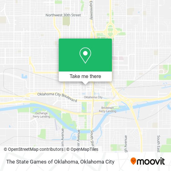 Mapa de The State Games of Oklahoma