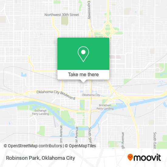 Robinson Park map