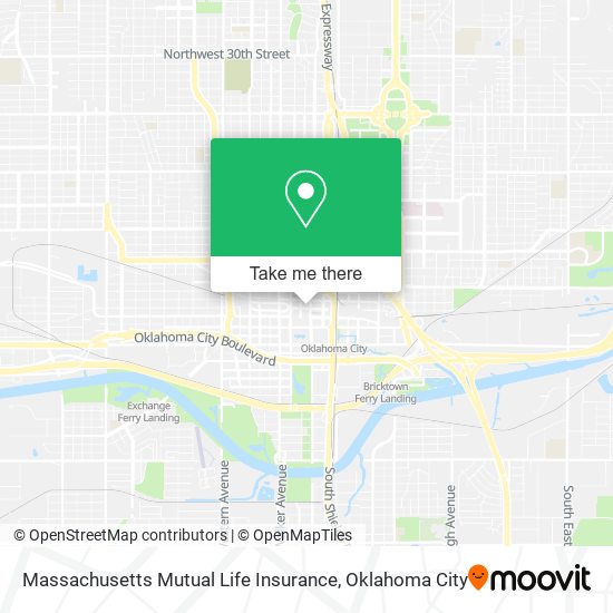 Massachusetts Mutual Life Insurance map