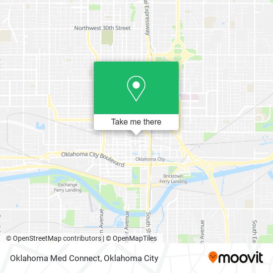 Mapa de Oklahoma Med Connect