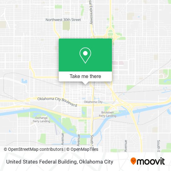 United States Federal Building map