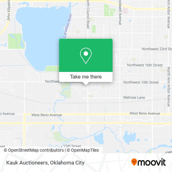 Kauk Auctioneers map