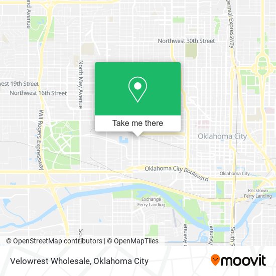 Velowrest Wholesale map