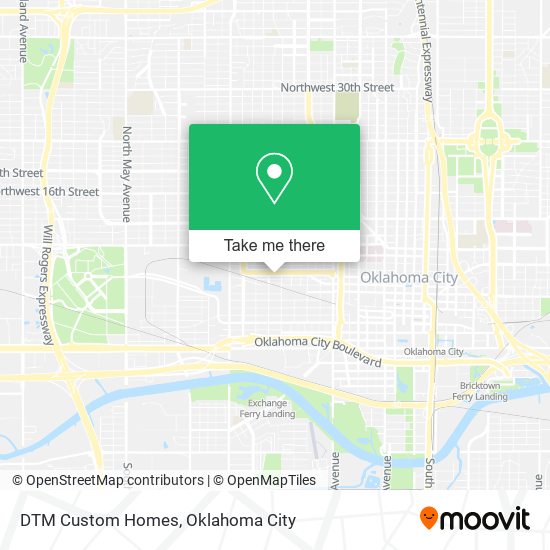 DTM Custom Homes map
