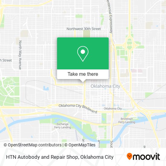 Mapa de HTN Autobody and Repair Shop