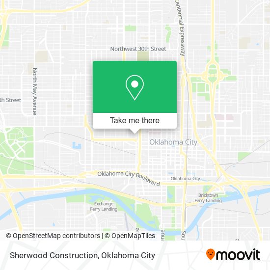 Sherwood Construction map