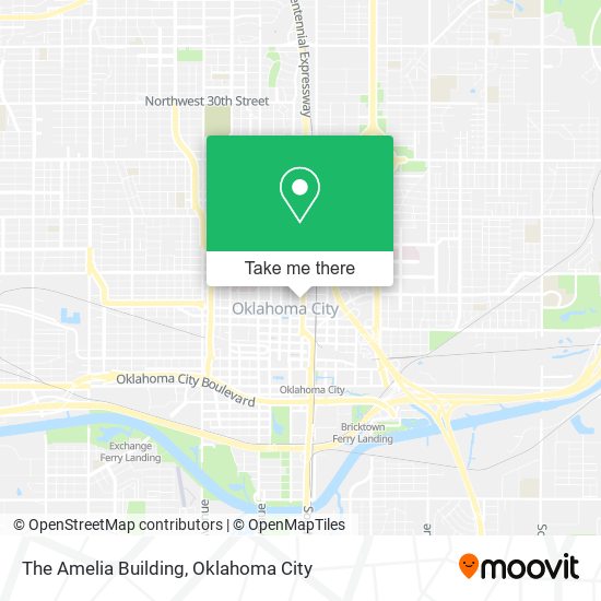 The Amelia Building map