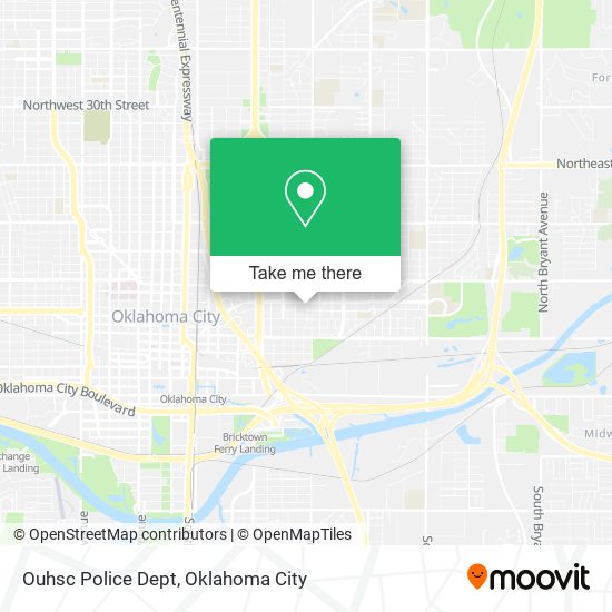 Ouhsc Police Dept map
