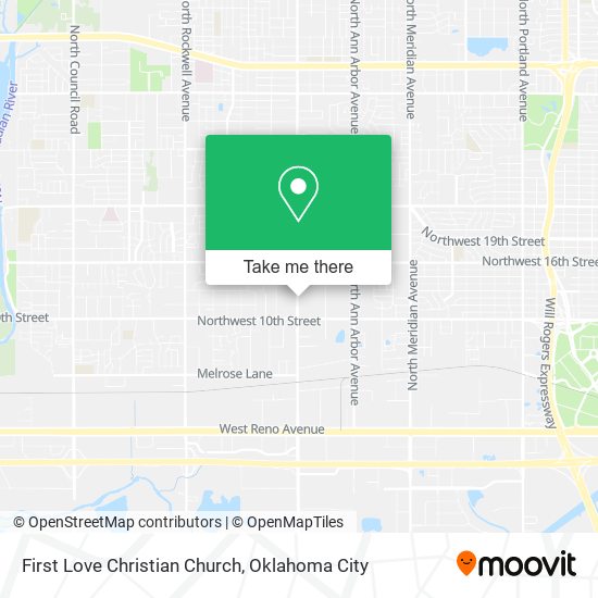First Love Christian Church map