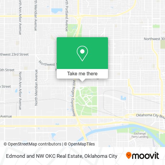 Edmond and NW OKC Real Estate map