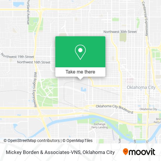 Mapa de Mickey Borden & Associates-VNS