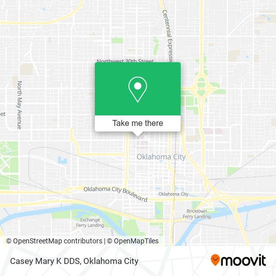 Casey Mary K DDS map