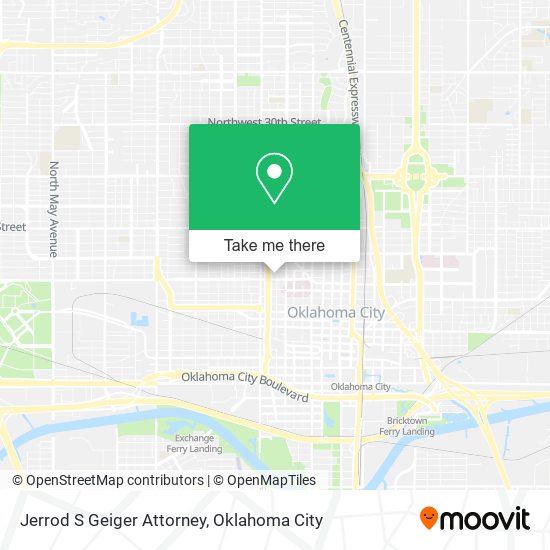Mapa de Jerrod S Geiger Attorney