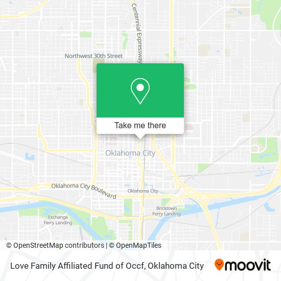 Love Family Affiliated Fund of Occf map