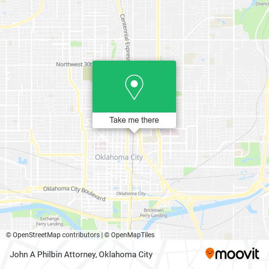 Mapa de John A Philbin Attorney