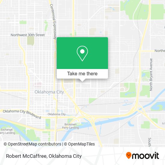 Robert McCaffree map