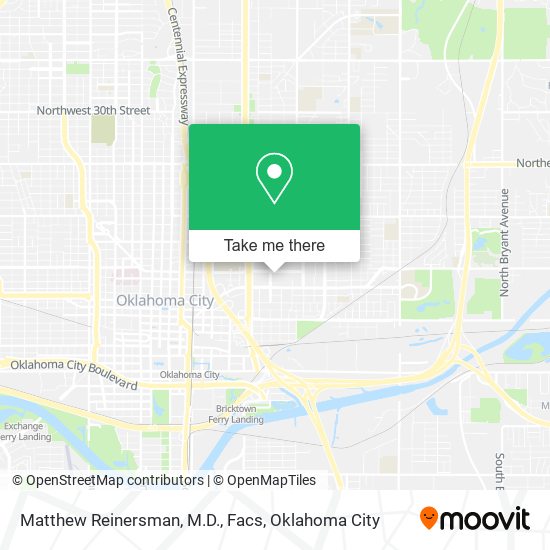 Matthew Reinersman, M.D., Facs map