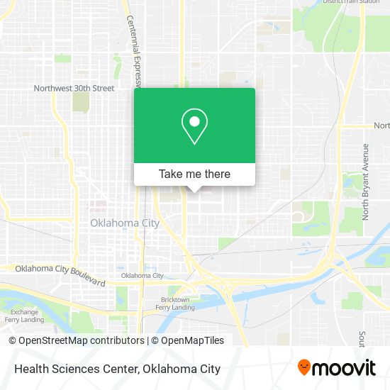 Mapa de Health Sciences Center