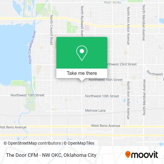 Mapa de The Door CFM - NW OKC