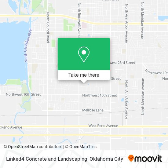 Linked4 Concrete and Landscaping map