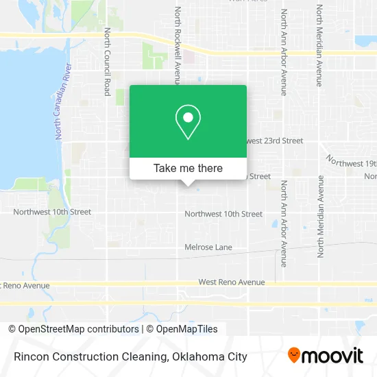 Rincon Construction Cleaning map