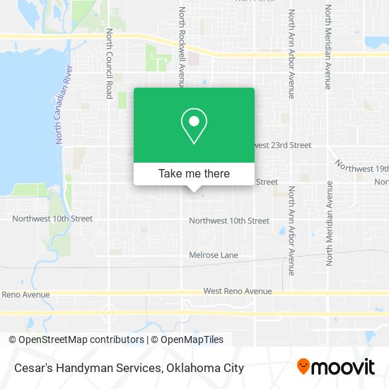 Cesar's Handyman Services map