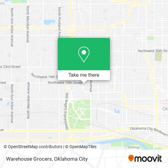 Warehouse Grocers map