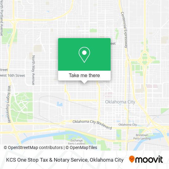 KCS One Stop Tax & Notary Service map