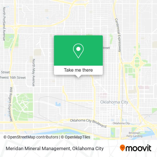 Meridan Mineral Management map