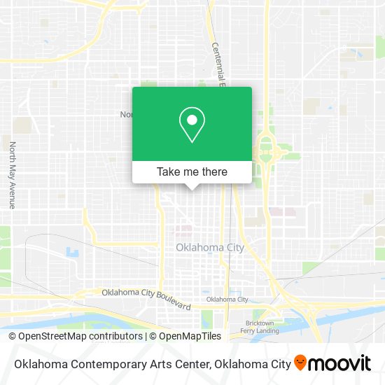 Oklahoma Contemporary Arts Center map