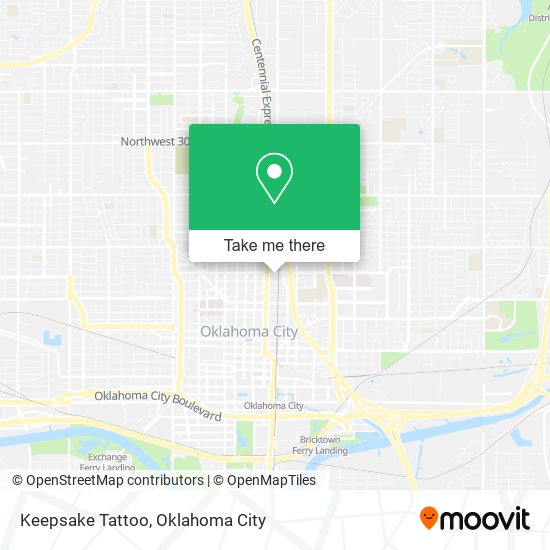 Keepsake Tattoo map