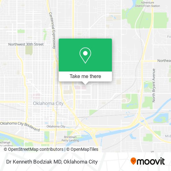 Dr Kenneth Bodziak MD map