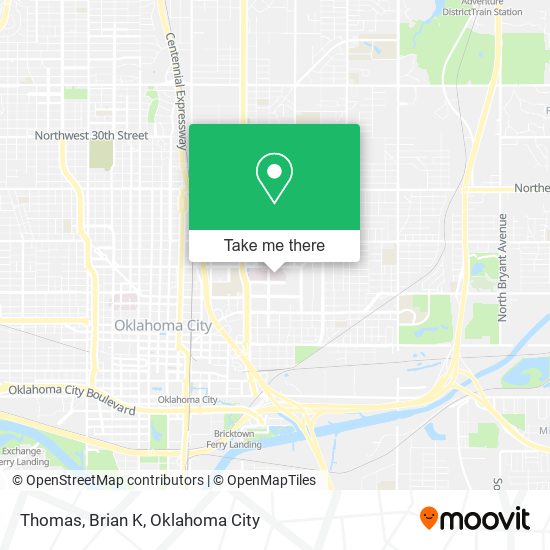 Thomas, Brian K map