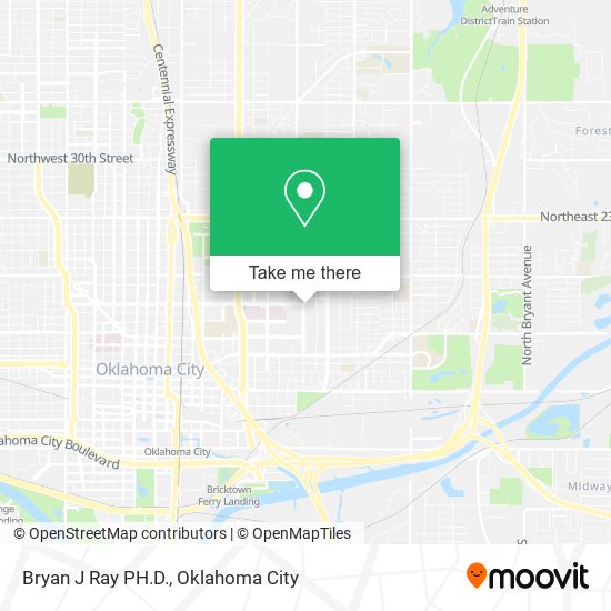Bryan J Ray PH.D. map