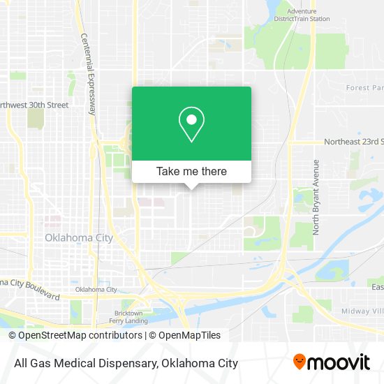 Mapa de All Gas Medical Dispensary