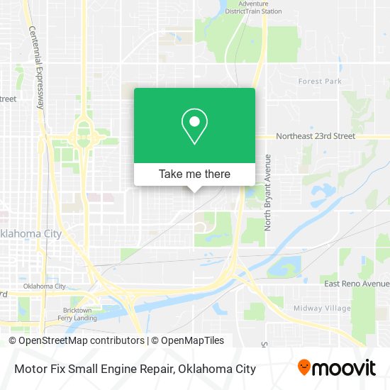 Mapa de Motor Fix Small Engine Repair