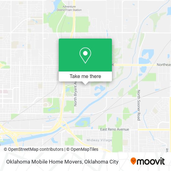 Oklahoma Mobile Home Movers map
