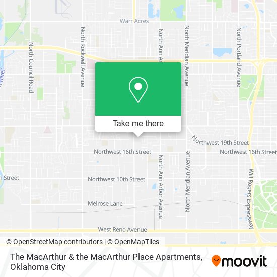 The MacArthur & the MacArthur Place Apartments map