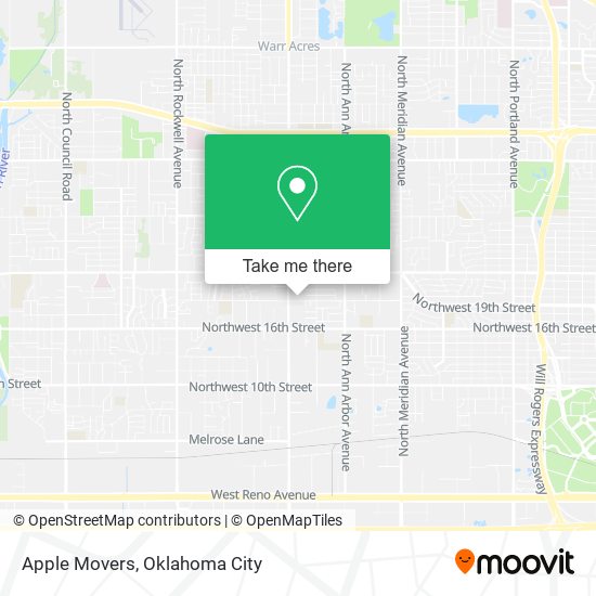 Apple Movers map