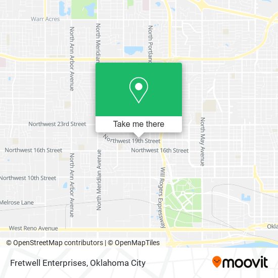 Mapa de Fretwell Enterprises