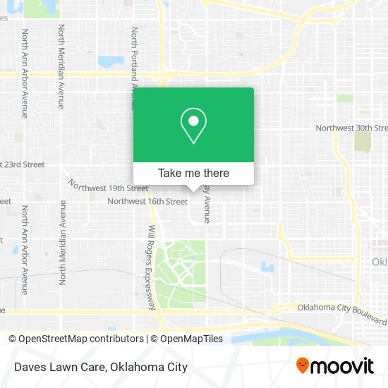 Daves Lawn Care map