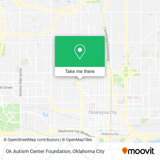 Ok Autism Center Foundation map
