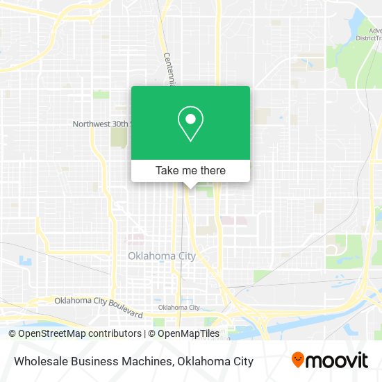 Wholesale Business Machines map