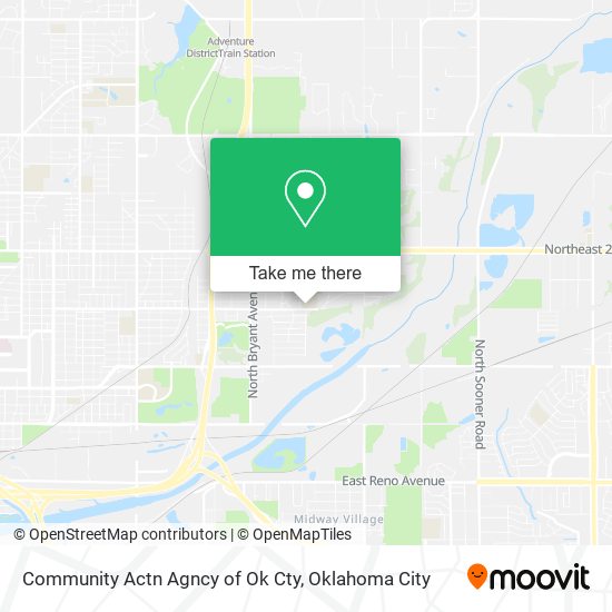 Mapa de Community Actn Agncy of Ok Cty