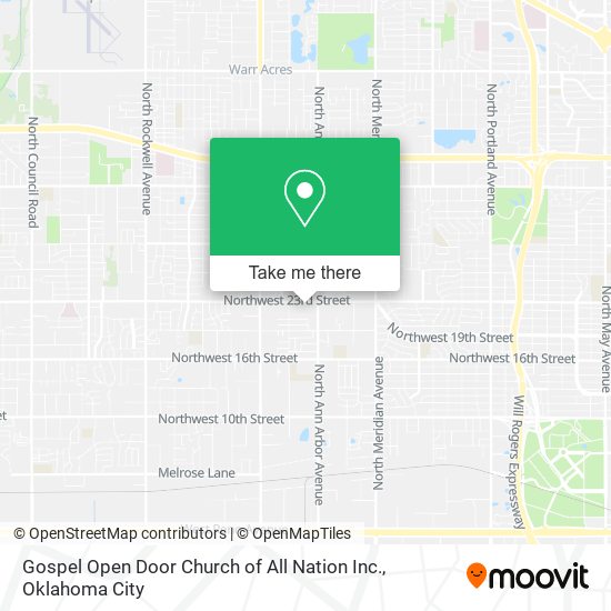 Gospel Open Door Church of All Nation Inc. map