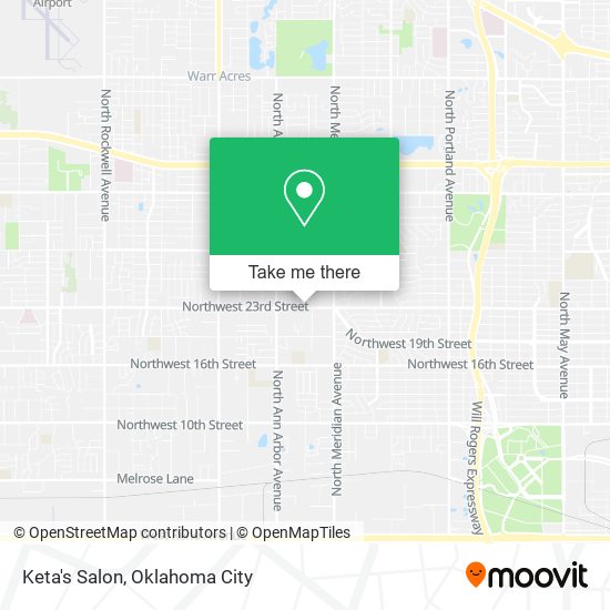 Keta's Salon map